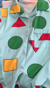 พร้อมส่งจากกทม ชินจัง ชุดนอน ชุดนอนเข้าเซ็ต ชุดนอนผ้าคอตตอน แขนสั้นขาสั้นลายการ์ตูน ผ้านิ่มใส่นอนสบาย ของแท้ 100%