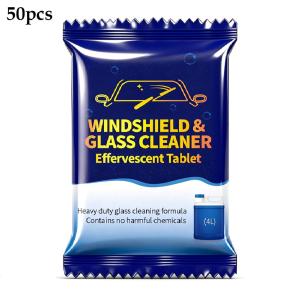 20/50/100pcs Windshield Cleaner Effervescent Tablets Solid Cleaner Quick Dissolve Glass Water All Season Glass Cleaning Tablets