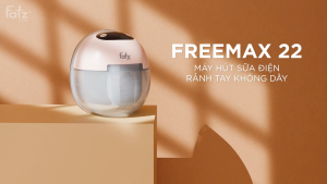 Máy hút sữa không dây máy vắt sữa FATZ BABY Freemax 22 FB1236TP phễu 27mm 4 chế độ 9 cấp độ hút cho mỗi chế độ nhỏ gọn tiện lợi