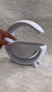 #Readystock Big G RGB Speaker Atmosphere Light RGB Wireless Charger Bluetooth Speaker G-Speaker Smart Speaker
