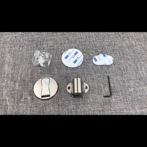 Zinc Alloy Magnetic Door Stopper Adjustable Door Holder Non-punch Sticker Water-proof Door Stop Furniture Door Hardware