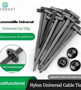 (Per Pack/20pcs) Zip Ties Nylon Universal Cable tie BucklesThrough Pins Car Repair