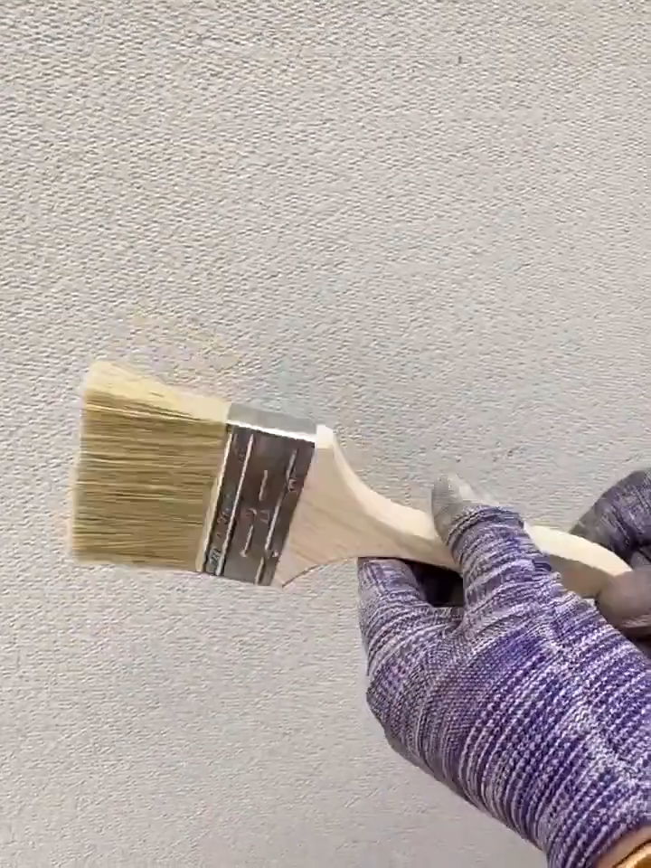 High-Quality White Bristle Paint Brush for Construction & DIY Projects (1"-8")