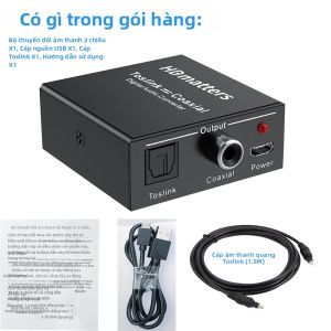 Bộ Chuyển Đổi Âm Thanh Kỹ Thuật Số Bộ Lặp Tín Hiệu Toslink Hai Chiều Sang Bộ Chuyển Đổi Đồng Trục Quang Học Toslink Cho Loa Máy Tính TV Box