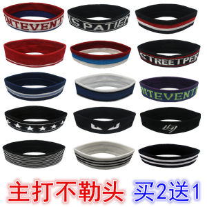 ผ้าพันผมกีฬาแบบยืดหยุ่นสบาย ดูดซับเหงื่อ นุ่ม ไม่ทึบ แฟชั่นสำหรับผู้ชายและผู้หญิง ผ้าพันผมแบบมีตัวอักษร ที่คาดผมแบบทันสมัย