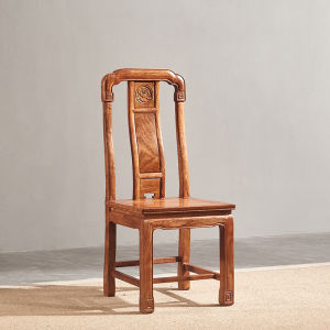 New Chinese Style Redwood Dining Chair Furniture Circle Chair Back Chair Hua Li Wood Solid Wood Chair Echidna Purple Mahogany Dining Chair Book Chair