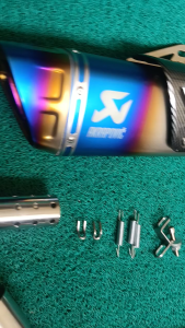 Click 125/150 V1–V4 Akrapovic k10 with Silencer