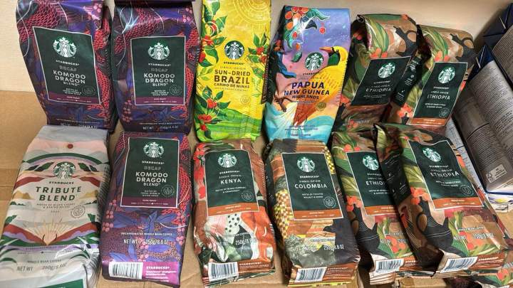 Starbucks Coffee Beans 250g (Dark Roast Medium Roast Blonde Roast)