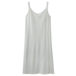 Đầm ngủ nữ MiiOW bằng lụa băng không tay có đệm ngực thoải mái cho mẹ bầu