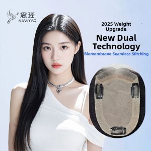 NIANYAO | Seamless Invisible Toupee Full Human Hair