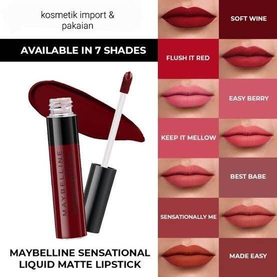 Maybelline sensational store liquid matte