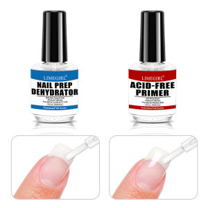 Limegirl—Nail Prep Dehydrator Set Acid Free Primer Adhesive Desiccant Acrylic Nails Bonder Gel Balancing Oil Skin Solutions