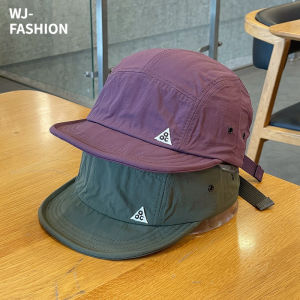 【WJ】Spring and Summer Outdoor Quick Drying Duckbill Cap Female Japanese Short Brimmed Baseball Cap Street Soft Eaved Five Piece Sun Hat