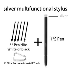 For Samsung Galaxy S23 Ultra S Pen SM-S918B/DS/SM-S918U All Versions(Without Bluetooth) Touch Screen Stylus Pen+Replacement Tips