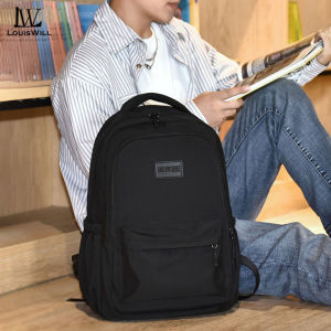 LouisWill Backpack Shoulder Bag Laptop Backpack Large Capacity Backpack Casual Shoulder Bag Travel Bag Student backpack Wear-resistant Lightweight Backpack for Men and Women