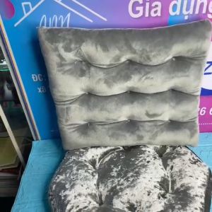 đệm ngồi bệt vuông( tròn) nệm vải tuyết nhung mềm