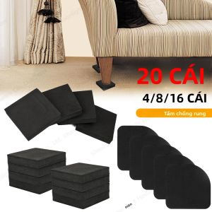 20-4Pc Chống Rung Chân Miếng Lót Chống Thấm Nước Chống Trơn Trượt Đồ Nội Thất Hỗ Trợ Giảm Chấn Đa Năng Im Lặng Trượt Raiser Cho Chân Đế