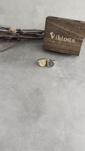Never Fade Archangel Saint Michael Exorcism Ring Mens Punk Hip Hop Amulet Ring Stainless Steel Jewelry Party Gift Wooden Box
