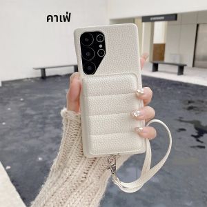 กระเป๋าสตางค์หนัง PU หรูหราสําหรับ Samsung สําหรับ Galaxy S25 S24 S23 S22 S21 S20 PLUS หมายเหตุ 20 Ultra A52 A53 A54 A16 A25 A36 a56 A73