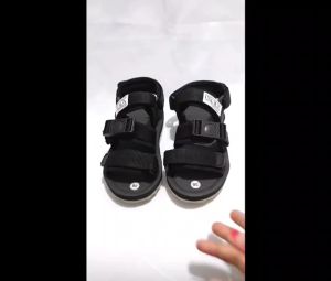 Injack Footwear - Sandal Gunung Casual Anak Cowok Cewek Bellanca Black White