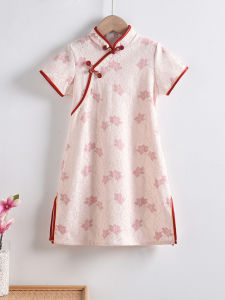 Girls Cheongsam Spring/Summer New Ancient Chinese Clothing Kids Princess Dress Fashionable Summer Clothing Baby Tang Costume Little Girl Dress...