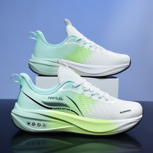 Breathable Light Shock Absorption Mens Running Shoes for Students