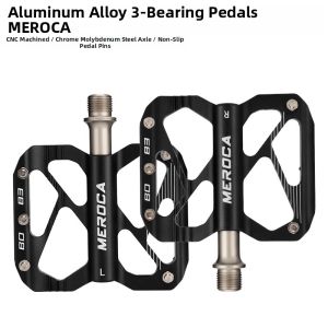 MEROCA | Lightweight 3 Bearings CNC Aluminum Bicycle Pedal