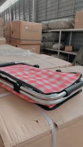[L&L] Family Picnic & Outdoor Camping Storage Box Foldable Cooler Basket With Zipper Lid & Handle Bakul Simpan Barang Penyejuk Berkelah Tahan Lasak
