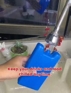 Reusable Ice Refill Portable Keeping Food Fresh Baby Milk Chiller Preservation Pack 500ml