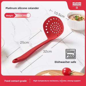 Kuhn Rikon | Non-Stick Kitchen Strainer Spoon with Silicone Net