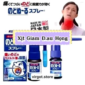 Xịt Họng Kobayashi Nhật Bản 15ml - virgot.store