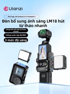 Ulanzi | Magnetic Quick-Release LED Fill Light for DJI Action and Pocket Series Cameras