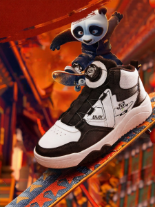 XTEP | Rotating Button High-Top Canvas Shoes