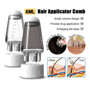 Scalp Applicator Liquid Comb 6ml Hair Growth Treatment Head Massager Portable Hair Tonic Comb Hair Growth Treatment Head Scalp Care Tools