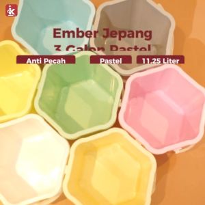 Indokurnia Ember Jepang 3 Galon Pastel