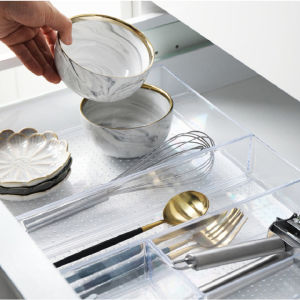 Cutlery Organizing Partition Box Plastic