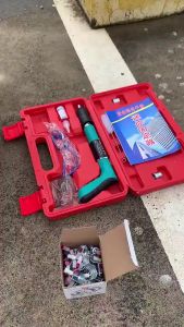 Pistol Paku / Mesin Paku Beton Baja Besi / Alat Paku Tembak Stempset