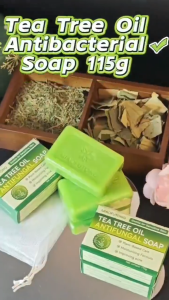 【BUY 1 TAKE 1】Loravey Relief Soap Bar Tea Tree Oil Soap Deep Cleaning Moisturizng Oil Control Soap