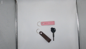 DJA-KC07 – Personalized Car Keychain | Faux Leather | Up to 8 Letters | Handmade in Marikina