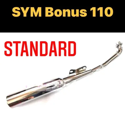 SYM BONUS EXHAUST (ST) // E BONUS E-BONUS 110 MUFFLER EXHAUST STANDARD EBONUS MUFFLER ASSY EKZOS EXHAUST PIPE EKZOS
