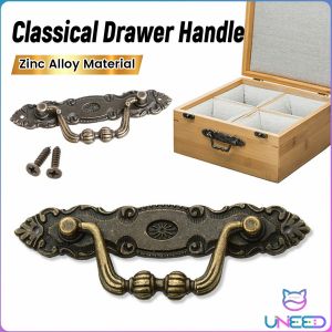Need Bronze Color Classical Vintage Retro Carving Drawer Handle Cabinet Furniture Handle 1Pc