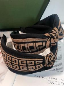 ริบบิ้นผมแบบมีตัวอักษรปม ขอบกว้าง สไตล์สตรีท สำหรับผู้หญิง ริบบิ้นผมแบบลำลอง ที่คาดผมสไตล์เกาหลี ริบบิ้นผมแบบลำลอง