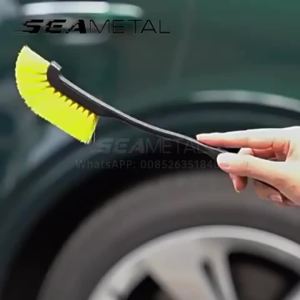 SEAMETAL Car Tire Wheel Rim Cleaning Brush Detailing Brushes Washing Brush Tool Universal Wheel Tire Car Cleaning Accessories