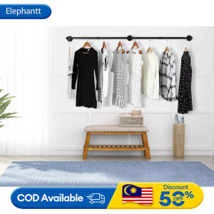 Clothes Bar Wall Clothing Rack Garment Display Hanger Rak Penyangkut Baju Sangkut Baju Palang penyidai pakaian Besi gantung baju 衣架