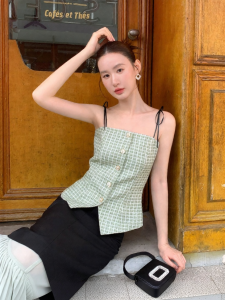 XXNING | Áo Ngực Đính Dây Chi Tiết Phong Cách Ôm Sát