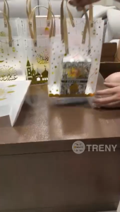 1pcs Islamic Ramadan Hari Raya Gift Bag Goodies Handle PVC Bag Handbag Party Present Beg Doorgift Muslim Eid Mubarak