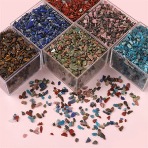 50g không lỗ đá tự nhiên sỏi tinh thể chip hạt thạch anh quặng khoáng chất agates jasper đá quý cho tự làm đồ trang sức nhà trang trí hồ cá