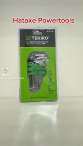 TEKIRO Kunci L BALL PENDEK Set 9pc 1.5-10mm