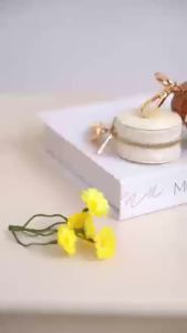 Mini Zipper Jewelry Box for Bags – Small Earring Ring Pouch with Hook Clip