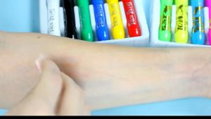 Face Body Painting Glow In The Dark Tidak Menyebabkan Iritasi / Face Painting Diy Halloween Bisa Dicuci